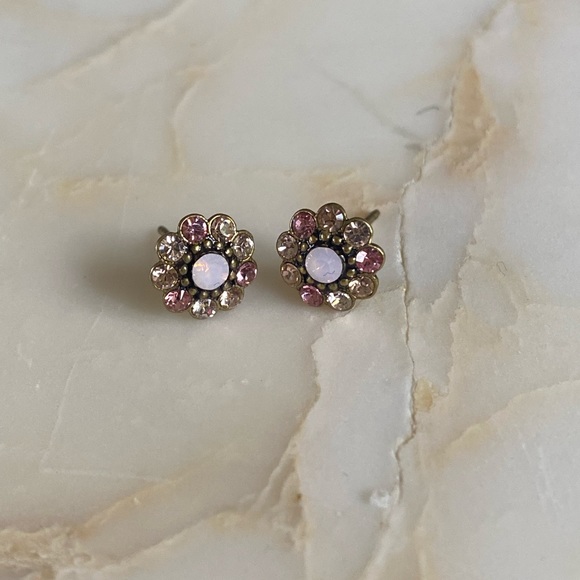 Michal Negrin crystal earrings in box and gift bag - Picture 5 of 9